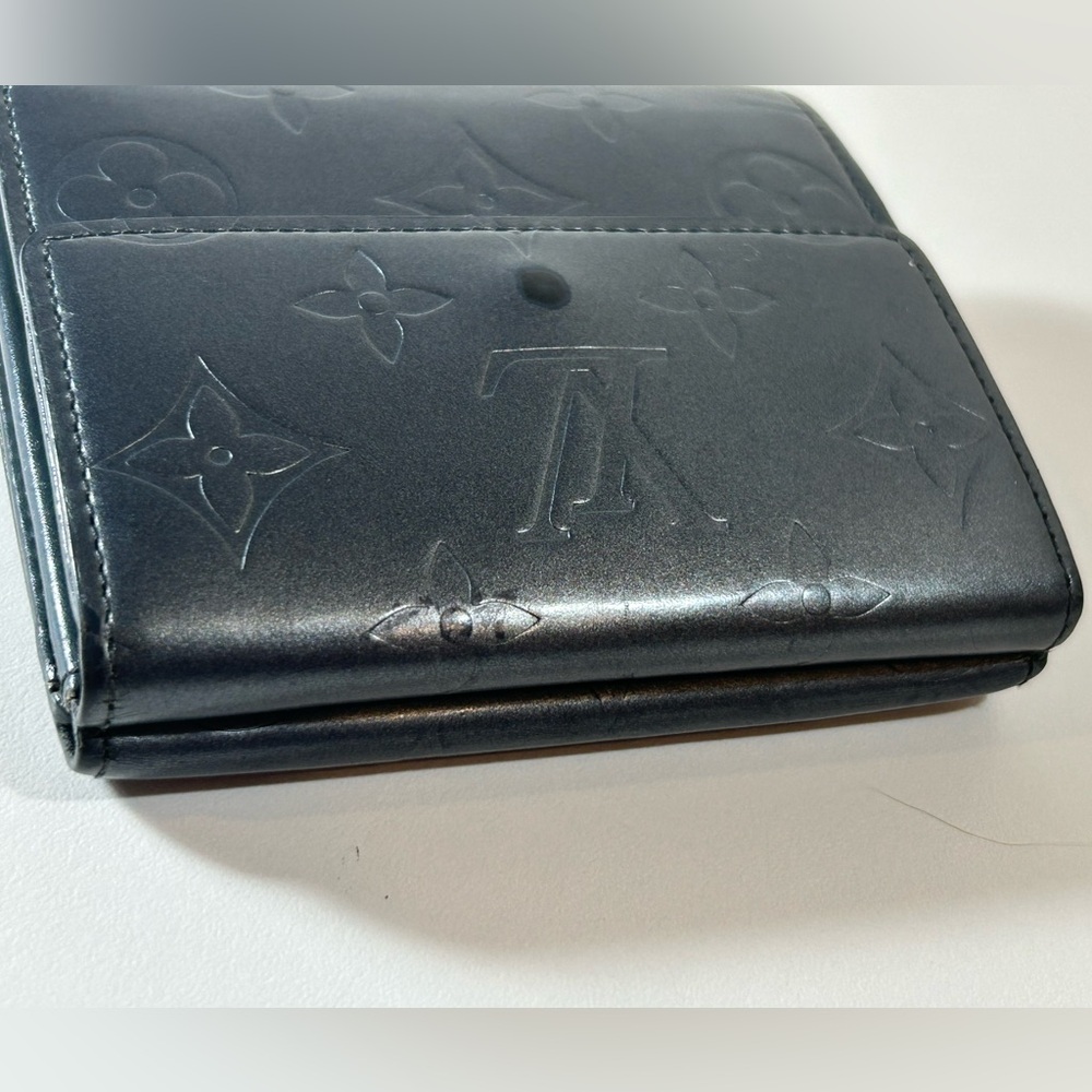 Louis Vuitton Monogram Mat Portefeiulle Elise Trifold Wallet - Picture 6 of 12
